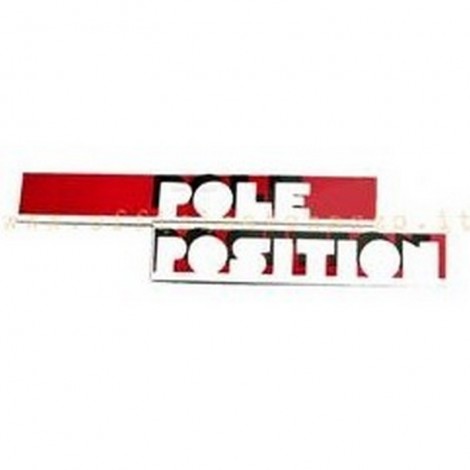 Scritta Adesiva "Pole...