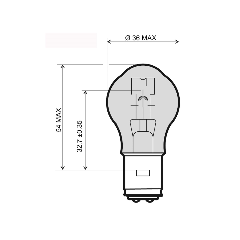 LAMPADINA RMS 12V 35/35W...