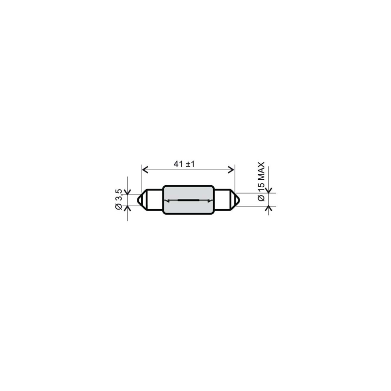 LAMPADINA FLOSSER 6V 15W...