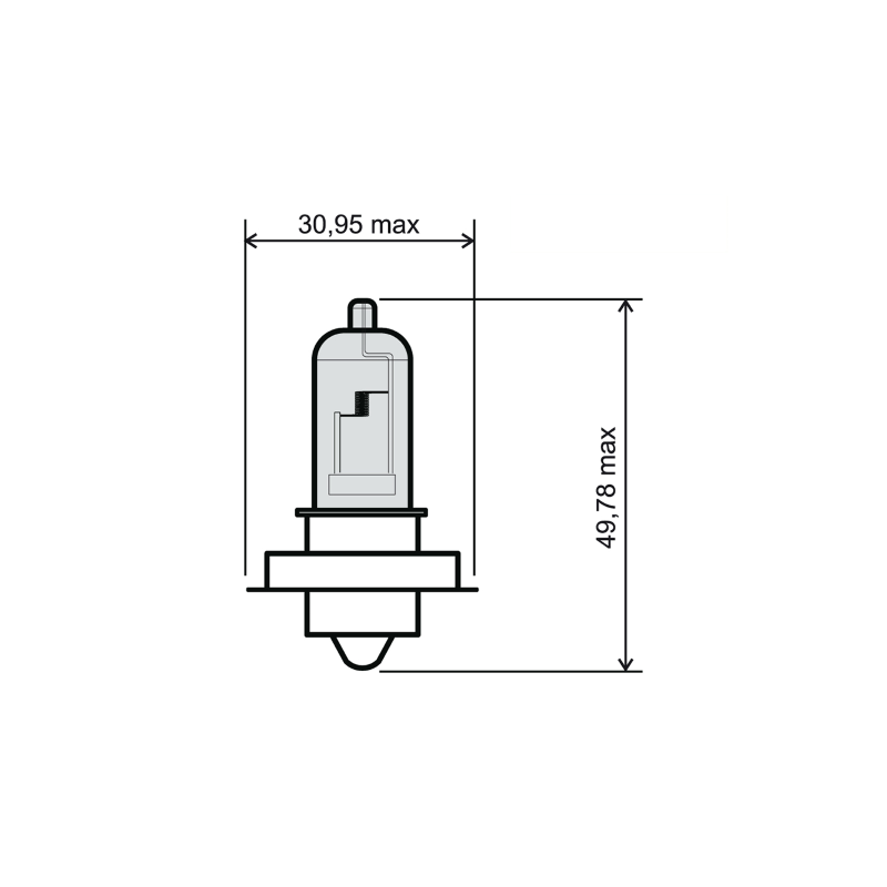 LAMPADINA FLOSSER 6V 15W SB...